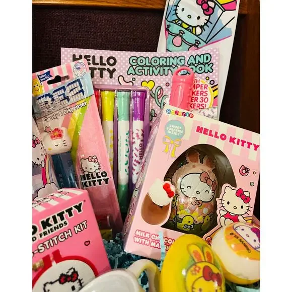 Hello Kitty and Friends Easter large bundle 60 x 70 super soft pink throw